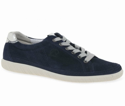 Gabor Amulet Brede Fit Sneakers Dame Blå | DK0001353