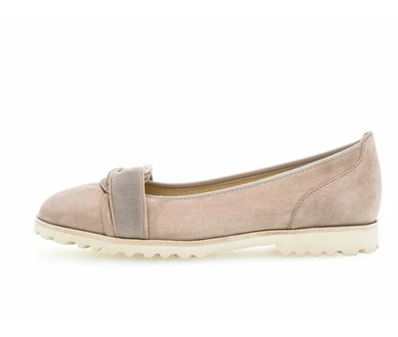 Gabor Ballerina Sko Dame Beige | DK0001994