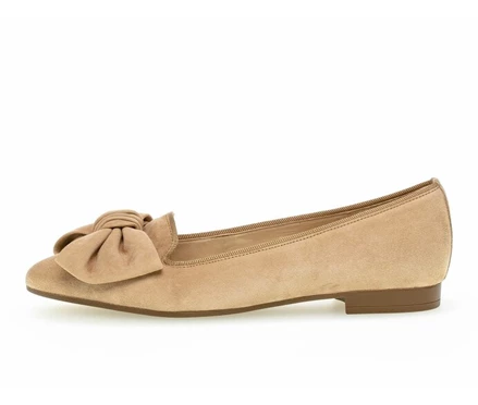 Gabor Ballerina Sko Dame Beige | DK0002090