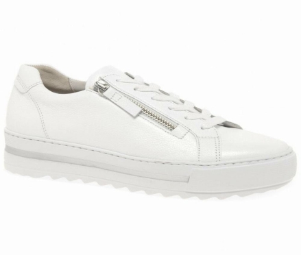 Gabor Heather Casual Sneakers Dame Hvide | DK0001321