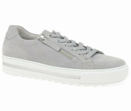 Gabor Heather Casual Sneakers Dame Lysegrå | DK0001323