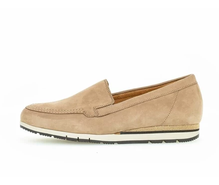 Gabor Loafers Dame Beige | DK0001831