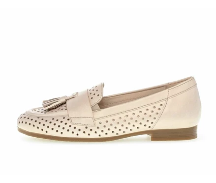 Gabor Loafers Dame Beige | DK0001860