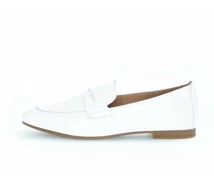 Gabor Loafers Dame Hvide | DK0001849