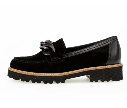 Gabor Loafers Dame Sort | DK0001731