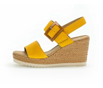 Gabor Sandaler Dame Gul | DK0002451