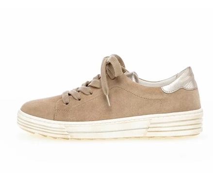 Gabor Sneakers Dame Beige | DK0000553