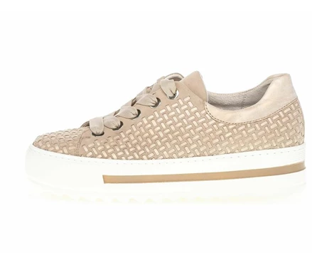 Gabor Sneakers Dame Beige | DK0000736