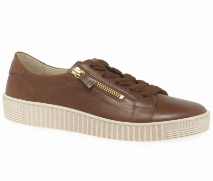 Gabor Wisdom Casual Sneakers Dame Brune | DK0001340