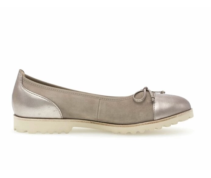 Gabor Ballerina Sko Dame Beige | DK0001987