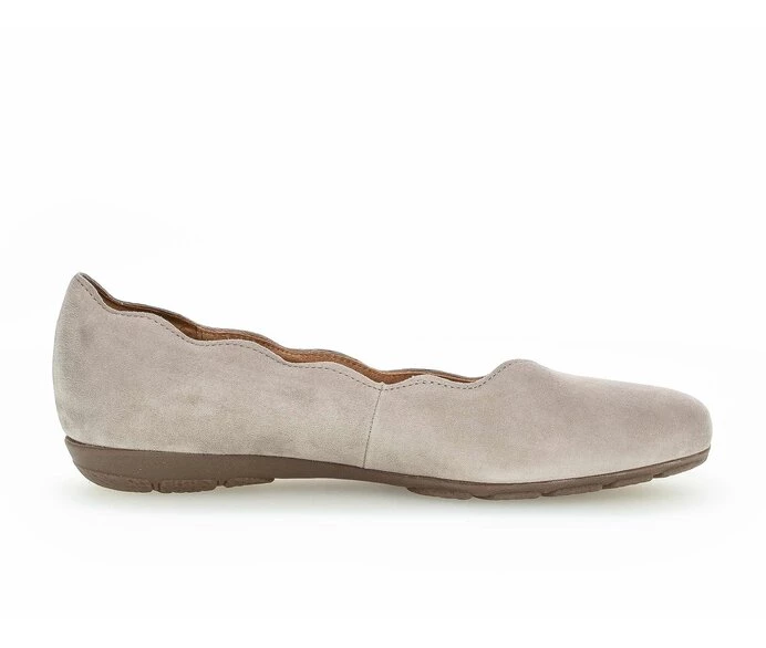 Gabor Ballerina Sko Dame Beige | DK0002058