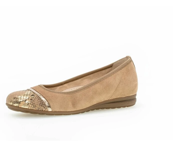 Gabor Ballerina Sko Dame Brune | DK0002154