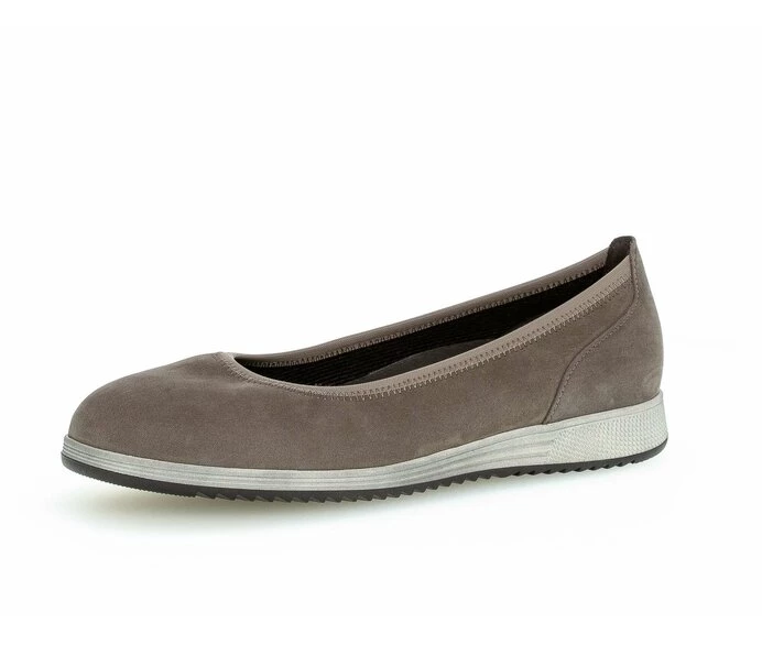 Gabor Ballerina Sko Dame Gray | DK0002160