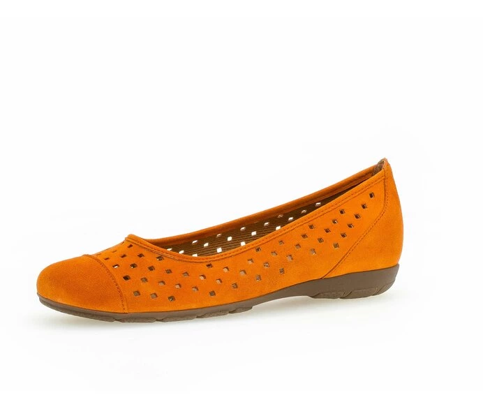 Gabor Ballerina Sko Dame Orange | DK0002024