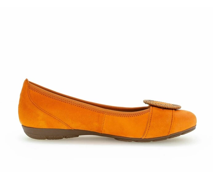 Gabor Ballerina Sko Dame Orange | DK0002122