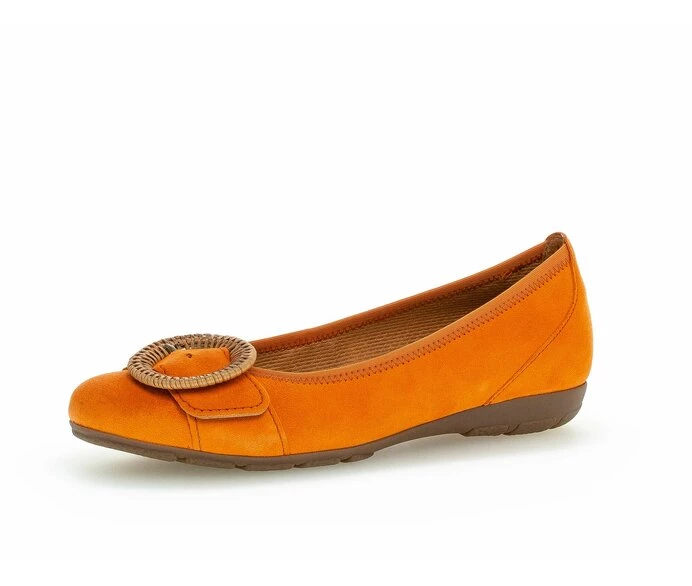 Gabor Ballerina Sko Dame Orange | DK0002122