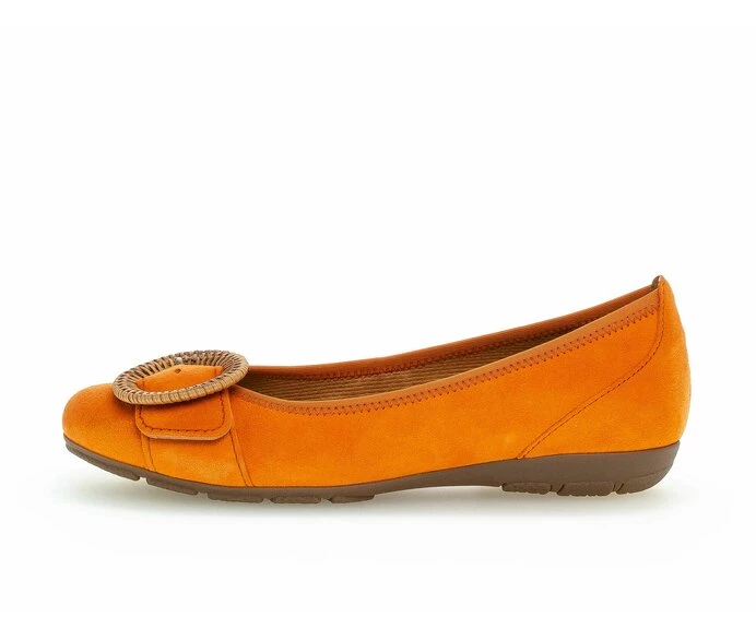 Gabor Ballerina Sko Dame Orange | DK0002122