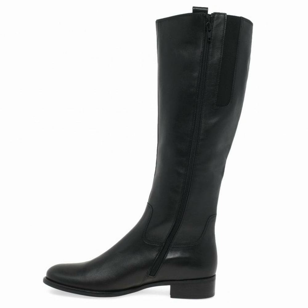 Gabor Brook M Medium Calf Fitting Knæhøje Støvler Dame Sort | DK0002985