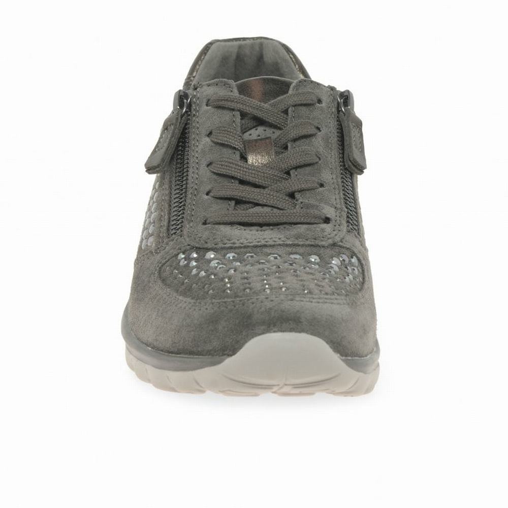 Gabor Fantastic Casual Sports Trainers Flade Sko Dame Grå | DK0001931