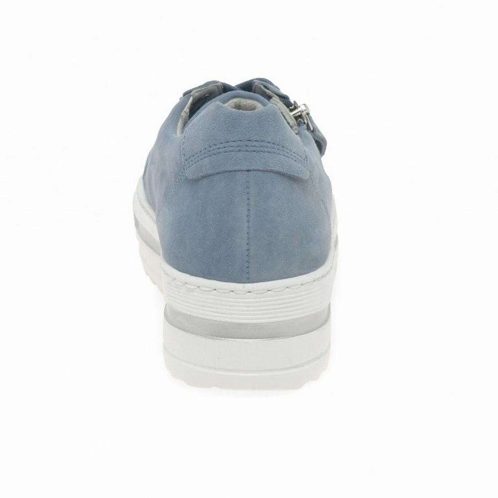 Gabor Heather Casual Sneakers Dame Blå | DK0001322