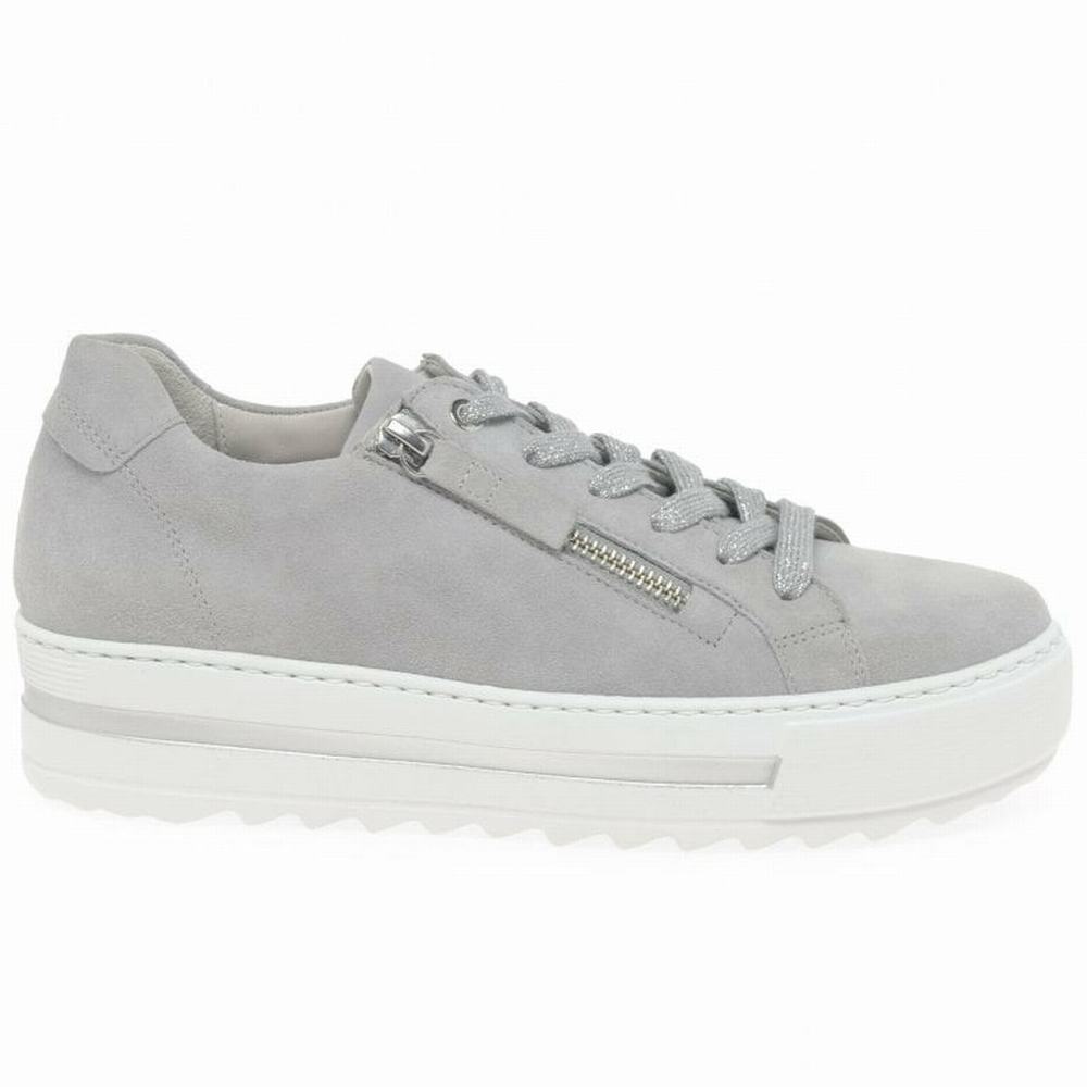 Gabor Heather Casual Sneakers Dame Lysegrå | DK0001323