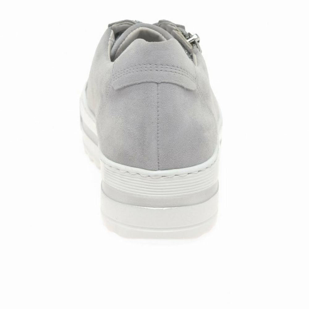 Gabor Heather Casual Sneakers Dame Lysegrå | DK0001323