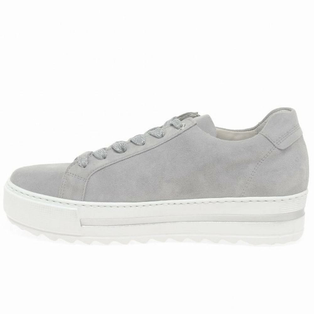 Gabor Heather Casual Sneakers Dame Lysegrå | DK0001323