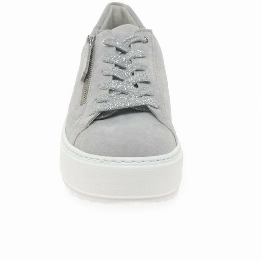 Gabor Heather Casual Sneakers Dame Lysegrå | DK0001323