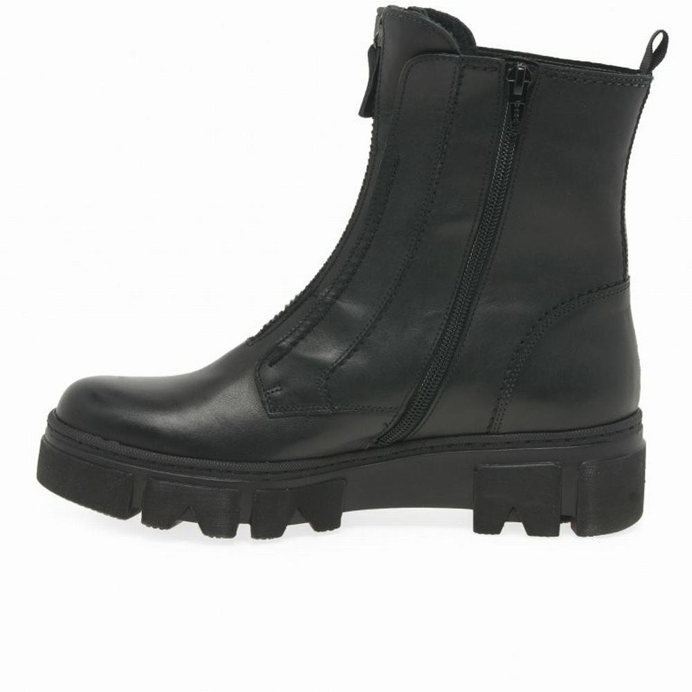 Gabor Joy Biker Boot Ankelstøvler Dame Sort | DK0004597