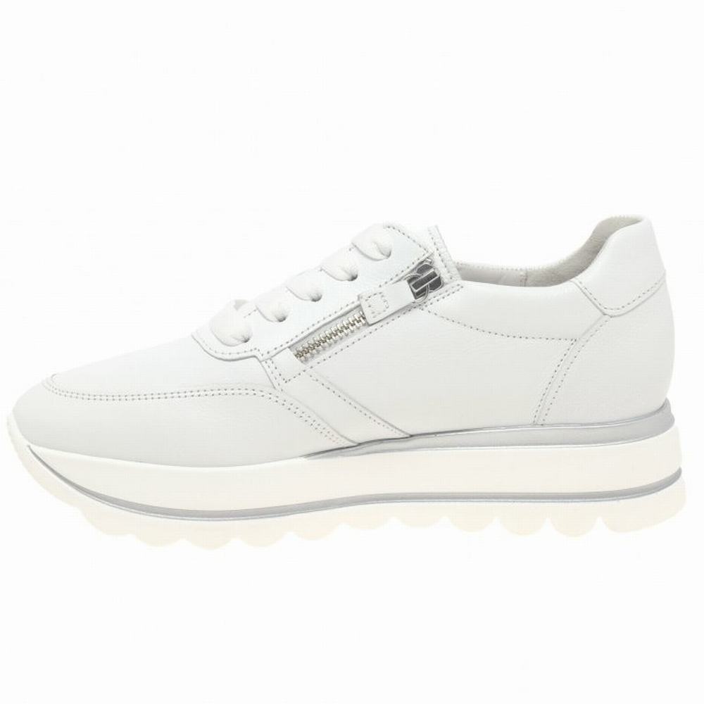 Gabor Lancer Sneakers Dame Hvide | DK0001355