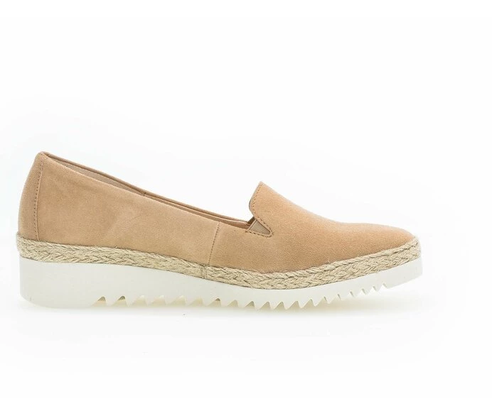 Gabor Loafers Dame Beige | DK0001716