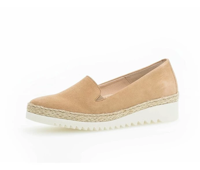 Gabor Loafers Dame Beige | DK0001716