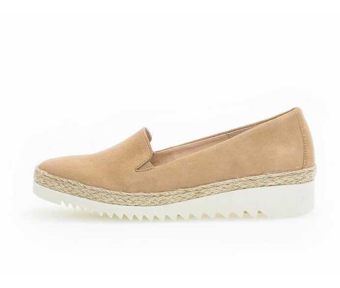 Gabor Loafers Dame Beige | DK0001716