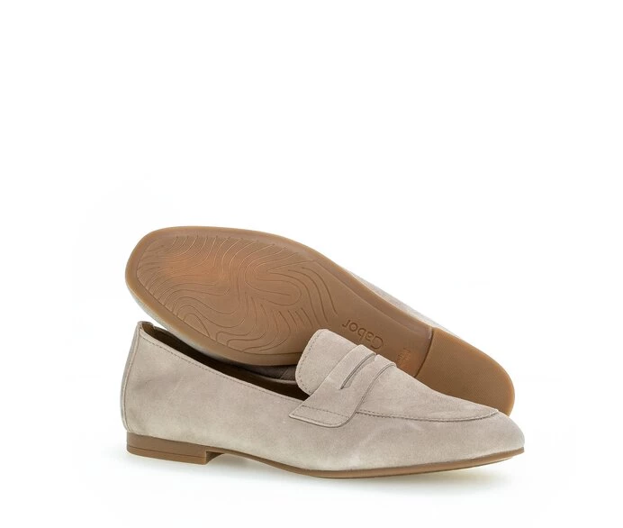 Gabor Loafers Dame Beige | DK0001750