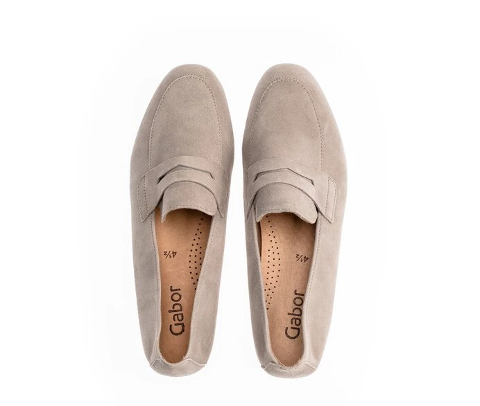 Gabor Loafers Dame Beige | DK0001750