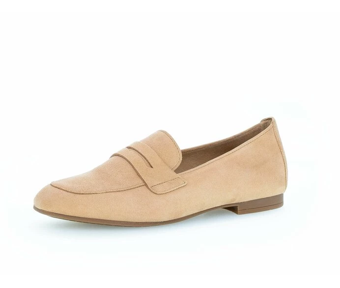 Gabor Loafers Dame Beige | DK0001817