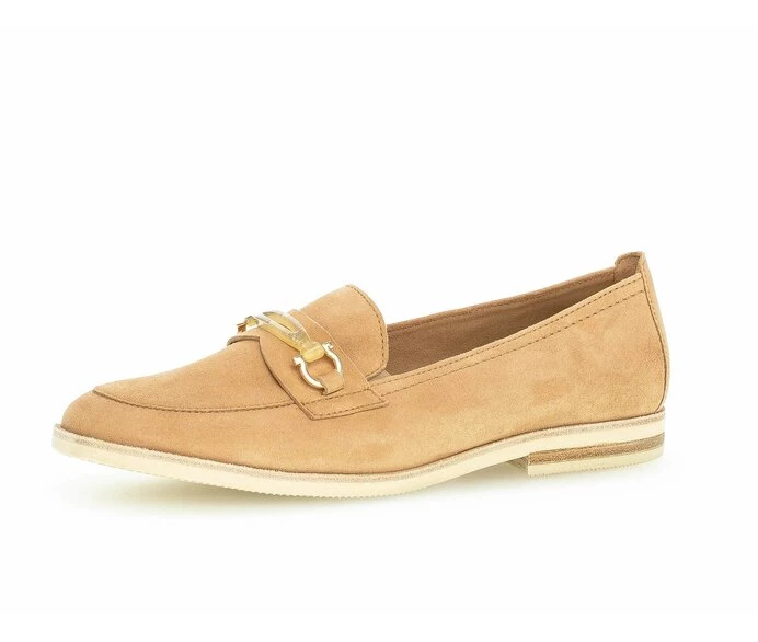 Gabor Loafers Dame Beige | DK0001841