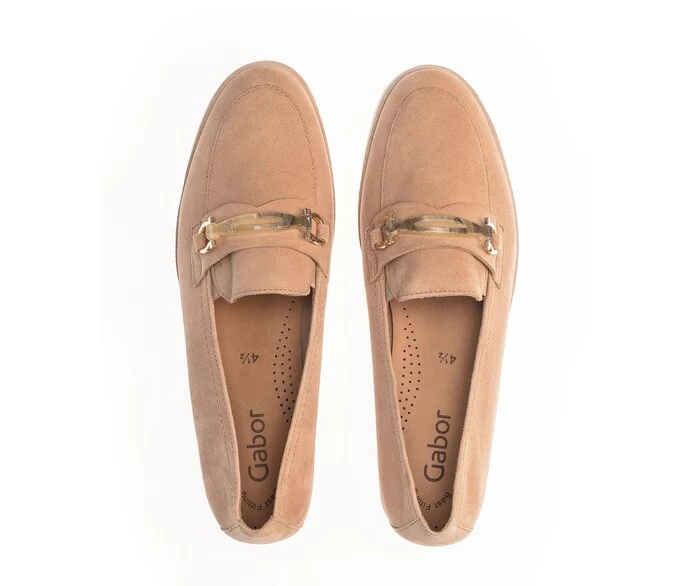 Gabor Loafers Dame Beige | DK0001841