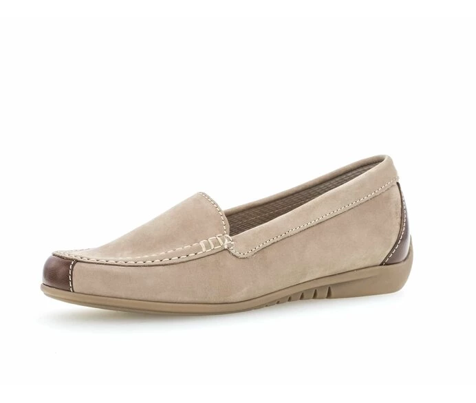 Gabor Loafers Dame Beige | DK0001848