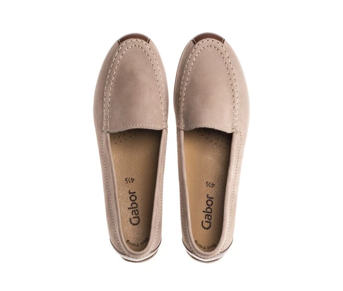 Gabor Loafers Dame Beige | DK0001848