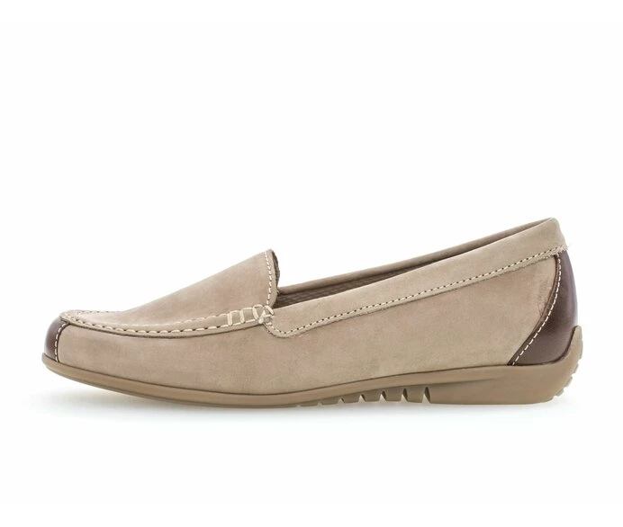 Gabor Loafers Dame Beige | DK0001848