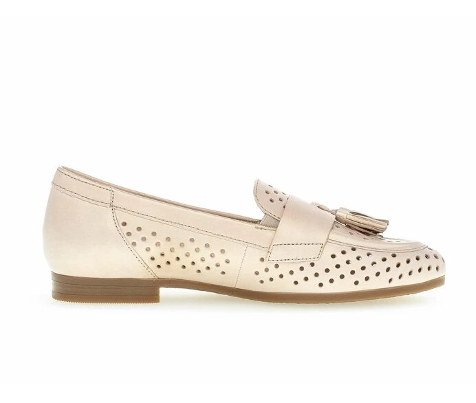 Gabor Loafers Dame Beige | DK0001860