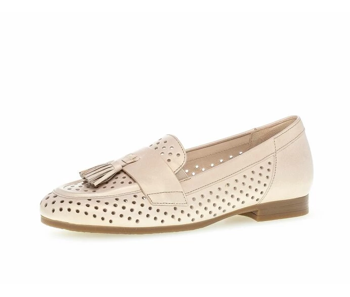 Gabor Loafers Dame Beige | DK0001860