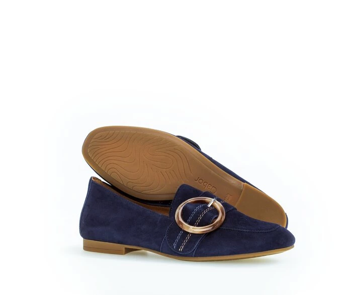 Gabor Loafers Dame Blå | DK0001742