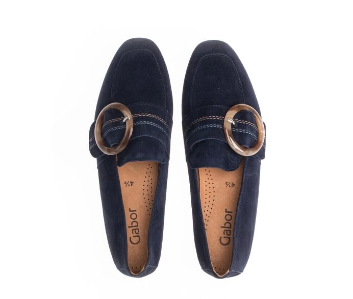 Gabor Loafers Dame Blå | DK0001742