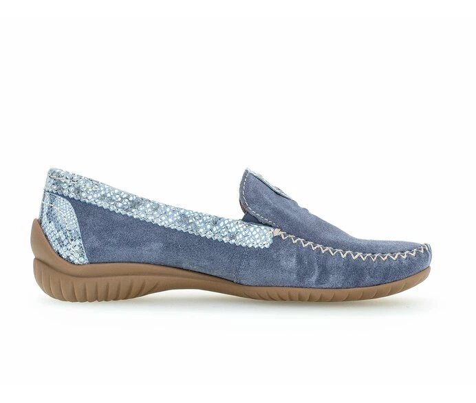 Gabor Loafers Dame Blå | DK0001749