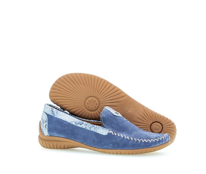 Gabor Loafers Dame Blå | DK0001749