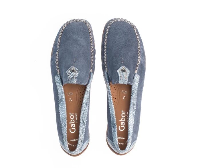 Gabor Loafers Dame Blå | DK0001749