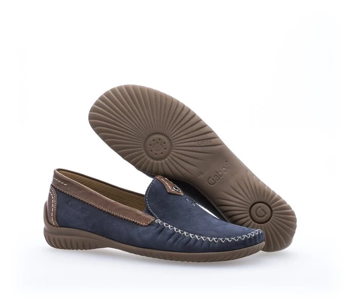 Gabor Loafers Dame Blå | DK0001751