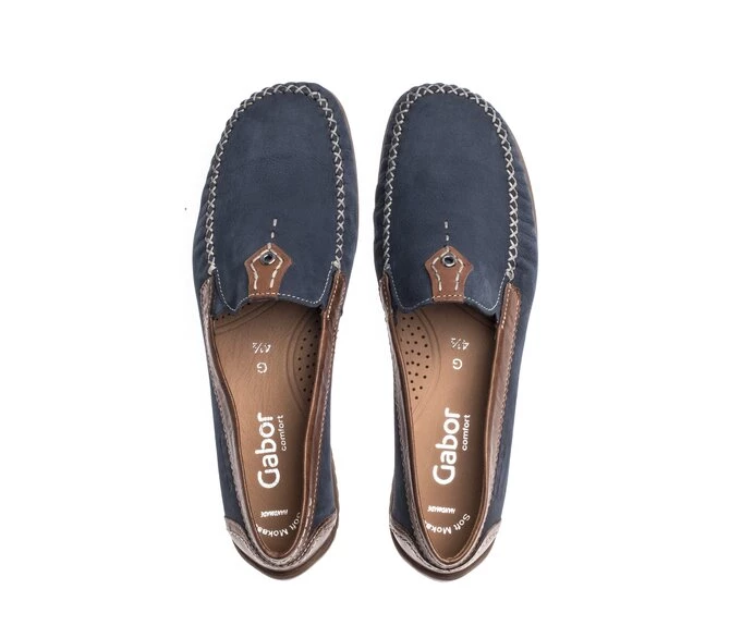 Gabor Loafers Dame Blå | DK0001751